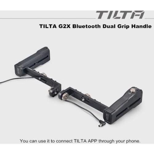 TILTA Bluetooth Dual Grip Battery Handles w/ ON/OFF button for G1 G2 G2X 3-AXIS Gimbal stabilizer Gravity G Series