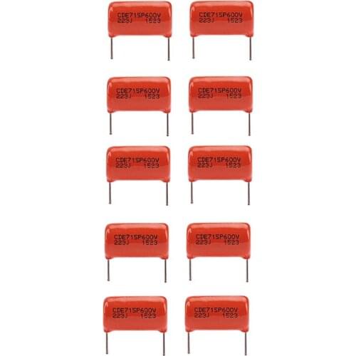 Stock .022uf 600v Sprague Guitar Tone Capacitors 715P Orange Drop Capacitor Guitar Tone Capacitors