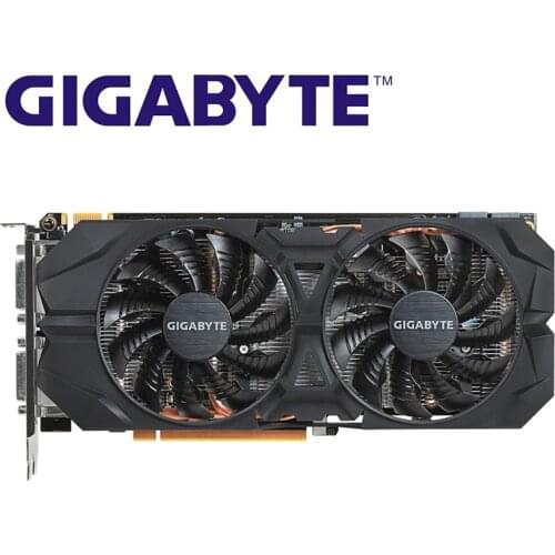 GIGABYTE GTX 960 2GB Graphics Cards 128Bit GDDR5 2GD5 Video Card for nVIDIA Geforce GTX 960 N960WF2OC-2GD Hdmi Dvi Cards Used