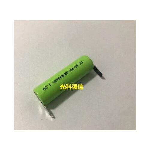 10PCS NI-MH 1.2V AA 3000MAH rechargeable battery No. 5 AA3000MAH with soldered leg