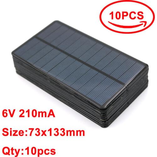 1pc x Solar Module 6V 210mA 1.26W Portable Module DIY Small Solar Panel for Cellular Phone Charger Home Light Toy etc Solar Cell