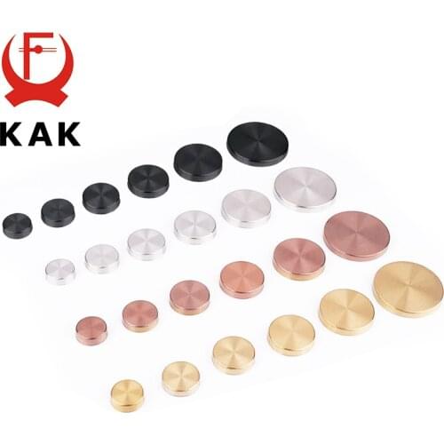 4Set/Bag KAK Glass Fastener Stainless Steel Advertising Screws Mirror Nails Decorative Cover Advertisement Fixing Screw Hardware