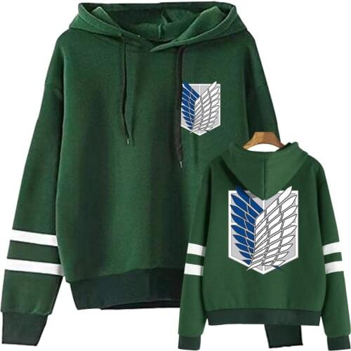Anime Attack on Titan AOT Levi Ackerman Uniform Printed Hoodies Hooded Sweatshirts Cozy Tops Pullovers