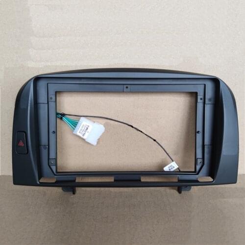 Car Fascias Navigation Fascia Dash Frame Kit For 9" Universal Android Multimedia Player For Sonata NF 2004 2005 2006 2007 2008