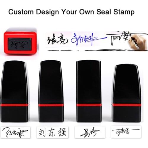 Free shipping Rectangle Stamp Custom Photosensitive Flash Seal Stamp Personalized Name Logo Self Inking Stamp