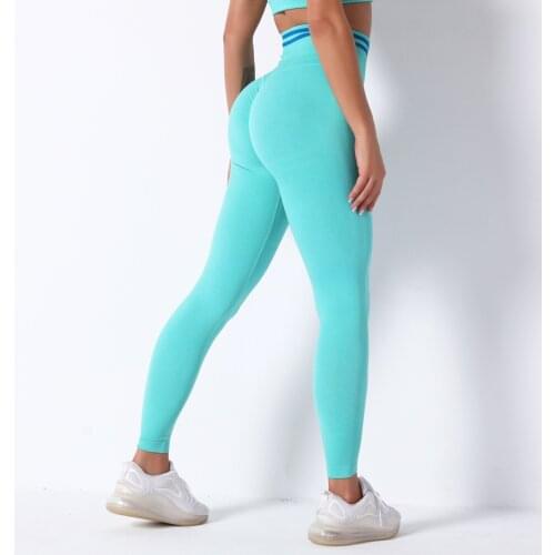 Seamless Tummy Control Yoga Pants Stretchy High Waist Compression Tights Sports Pants Push Up Running Women Gym Fitness Leggings
