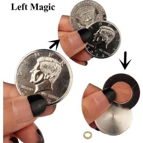Special Magnetic Flipper Coin Butterfly Coin Magic Tricks Money Magic Accessories Stage Street Close Up Comedy Props