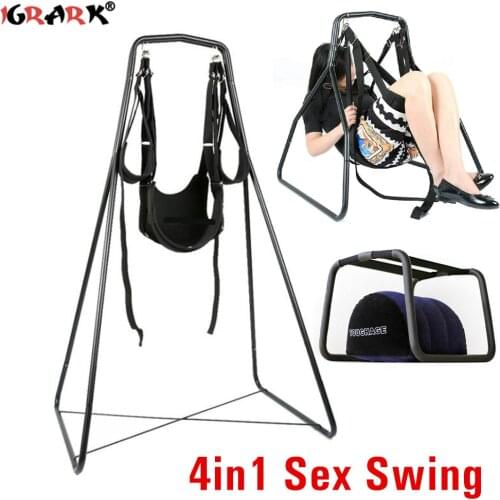 4in1 Multifunction Sex Furniture Hanging Sex Swing Love Chairs Sexules Position Sex Toys for Couples Erotic Product Adult Games