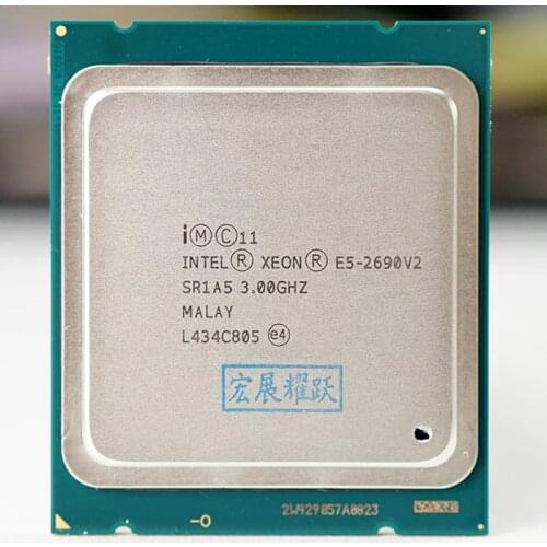 Intel Xeon Processor E5 2690 V2 CPU 3.0G LGA2011 Ten Cores Server processor e5-2690 V2 E5-2690V2 formal edition