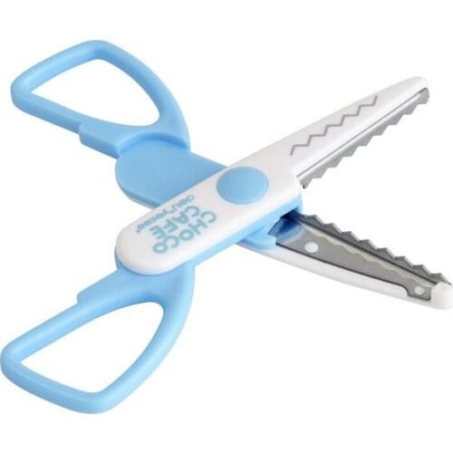 School Scissors Kids Craft Scissors Safe Cutting Scissors Zig Zag Creative Cut Paper Scrapbook Photos Handicraft Album Handmade