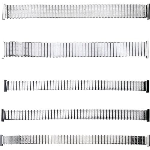 Stainlese Steel Elastic Replacement Wristband Expansion Strap Bangle for 12mm 14mm 16mm 18mm 20mm