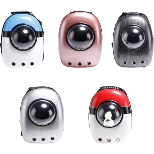 Pet dog cat carrier bag puppy space capsule backpack cat dog-carrying backpack outdoor travel pet knapsack light breathable