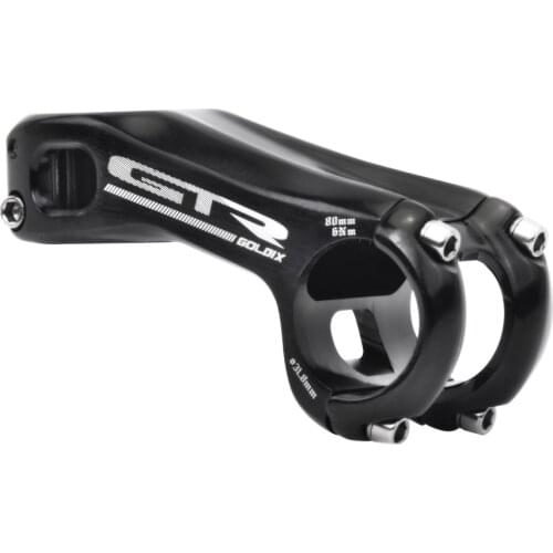 MTB Bicycle Stem Polished Ultralight CNC High-Strength 80/90/100mm XC 17 Degree Road Bike Negative angle Handlebar Stem