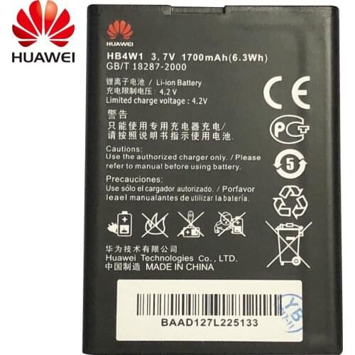 100% Orginal HB4W1H HB4W1 Battery 1750mAh For Huawei Ascend G510 G520 G525 Y210 Y530 U8951 T8951 Phone Bateria