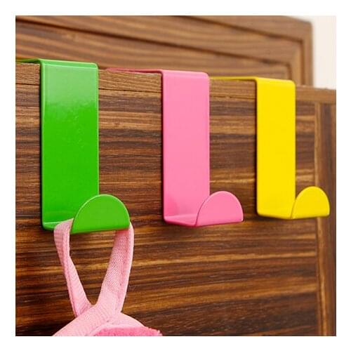 2 Pcs/lot Stainless Steel Kitchen Cabinet Draw Hooks Kitchen Cabinet Draw Towel Clothes Pothook Clothes Hanger Holder 4 color