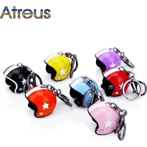 Atreus 1Pcs Car Key chain Motorcycle Hat key ring For Abarth Fiat 500 BMW E60 E36 E34 Mercedes Benz W204 Volvo XC90 V70