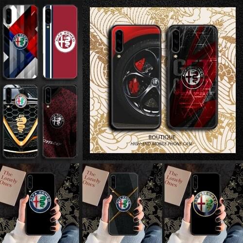 Car Alfa Romeo Phone case For Samsung Galaxy A 3 5 7 8 10 20 21 30 40 50 51 70 71 E S 2016 2018 4G black pretty back painting