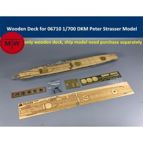 1/700 Scale Wooden Deck for Trumpeter 06710 German DKM Peter Strasser Model CY700038