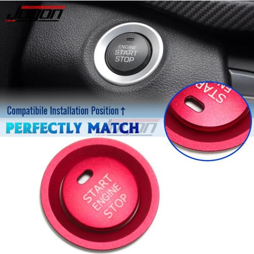 Diameter 30mm For Hyundai Elantra MD 2011-2015 Sonata i45 YF 2010-2014 Car Start Stop Engine Button Ring Cover Trim Sticker