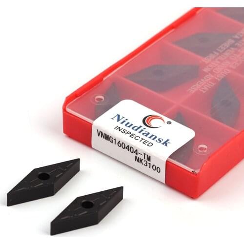 VNMG160404-TM VNMG160408-TM VNMG160412-TM NK3100 Carbide Insert CNC Lathe Tools Cutter External Turning Tool Steel Cutting Tools