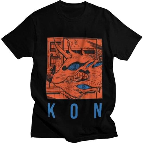 Mens Kon Chainsaw Man T-Shirt Graphic Japanese Anime Manga Denji Tshirt Short Sleeve Hip Hop T Shirt Cotton Tee Gift