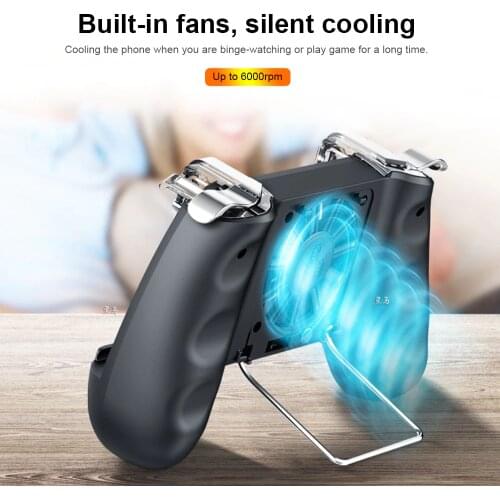 2200mAh/4400mAh Game Controller Mobile Gaming Grip Handle Gamepad With Power Bank Cooling Fan for PUBG Heat Dissipation