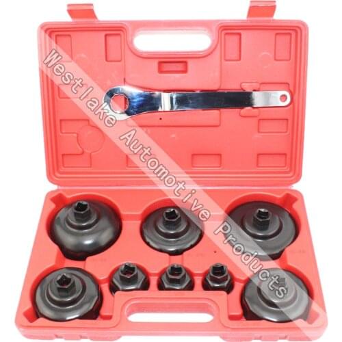 Vehicle Service Tool Oil Filter Wrench Cap Type Oil Filter Removal Tool Kit Set Tool 9pcs 27mm 32mm 36mm