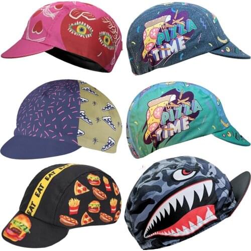 NEW Coffee Cycling Caps Pizza Cyclist Scarfs Headwear MTB Road Bike Ride Hat