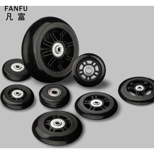 Suitcase Wheels 1 pair of Luggage Suitcase Replacement Wheels Axles Deluxe Repair Deluxe Repair Tool Casters