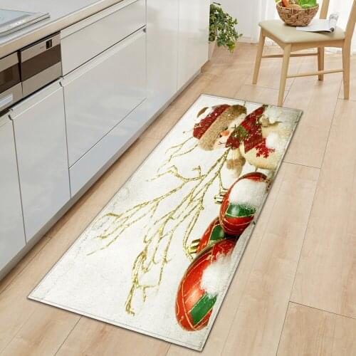 Kitchen Mat Christmas Decoration Carpet In The Living Room Home Bath Mat Doormat Hallway Childrens Bedroom Rug Entrance Floor
