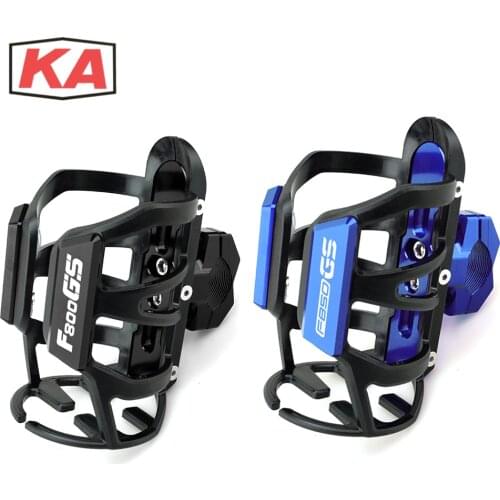 7 Colors Moto Beverage Water Bottle Cage For BMW F800GS F850GS F800 F850 GS Drink Cup Holder Motorcycle Accessories Black Blue