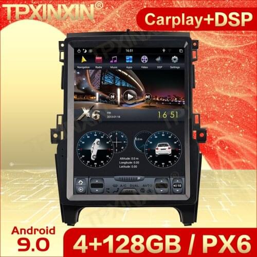 Carplay 2 Din Android 9 Tesla Multimedia Stereo For Ford Ranger 2015 2016 2017 2018 2019 GPS Navigation Viedo Player Head Unit