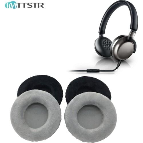 IMTTSTR 1 Pair of Velvet leather Replacement EarPads for Philips FIDELIO F1 F 1 Headphones Earmuff Cover Cushion
