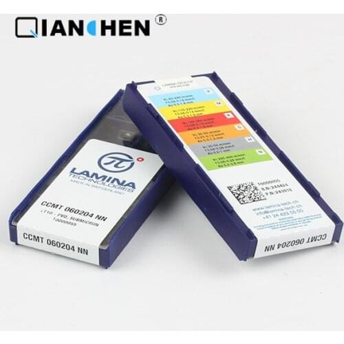 Genuine original high quality high-performance LAMINA CCMT 060204 NN LT1000 (10pcs/lot) tungsten Carbide Cutting tools inserts