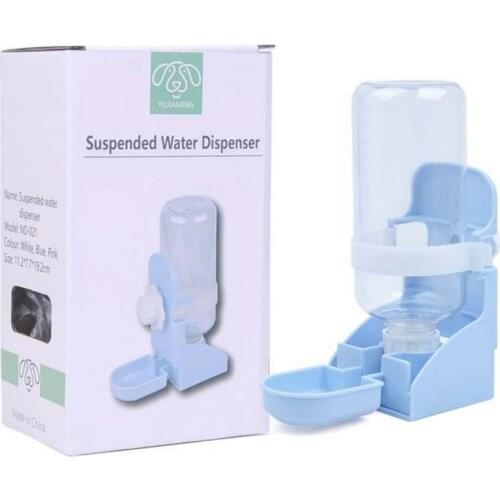 500ML Pet Parrots Birds Drinker Pigeon Rabbit Drinking Water Feeder Bowl Cat Dog Cage Hanging Water Dispenser Device Pet Product