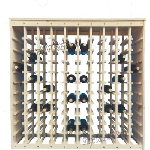 Whole wall wine rack decoration wine display wine rack storage fashion creative modern wine cabinet solid wood home customizatio