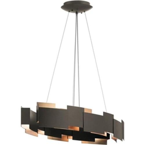 Post Modern Creative Lamps Living Room Pendant Lights Art Bedroom Study Designer Black Hanging Pendant Lamps