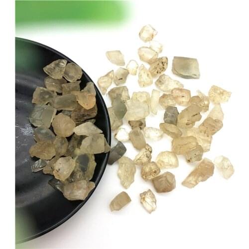 Drop Shipping 50g Natural Silver White Moonstone Gravel Gemstone Mineral Rough Original Stone Natural Stones and Crystals