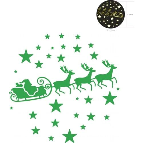 Christmas Elk Santa Metal Cutting Dies Stencils For DIY Decorative Embossing Handcraft Paper Cards Making Die Template New