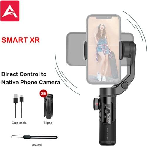 AOCHUAN SMART XR XR 3-Axis Handheld Gimbal Phone Stabilizer Selfie Stick for iPhone 12 11 Samsung Huawei Xiaomi Action Camera