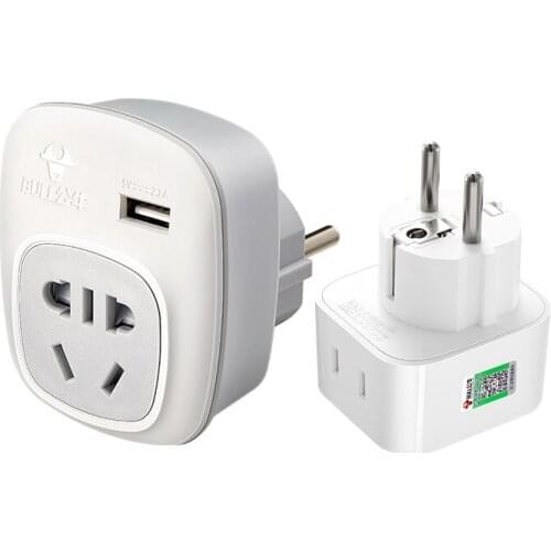 Standard European Standard Conversion Plug Converter Charging Plug Russia Europe South Korea Thailand Bali Vietnam