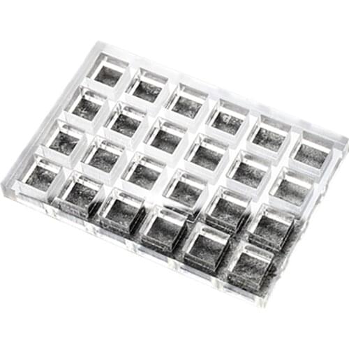 24 Key Acrylic Switch Tester for Cherry Mx Switches for Gateron Zealio for Kailh Box Switches Shaft 24 Axis (4X6)