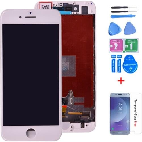 For iPhone 7 LCD Display and Touch Screen Digitizer Assembly Black White 4.7 inch A1660 A1778 lcd Quality AAA No Dead Pixel