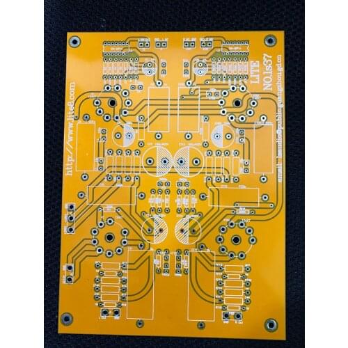 1PCS LITE LS37 tube pickup device MM&MC dual input Phono Amplifier PCB Empty Board Based on VTL Circuit