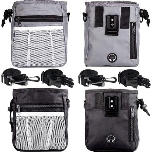 2 Pack Dog Treat Pouch, Dog Training Treat Pouch With Waist Shoulder Strap, 3 Ways To Wear, Easily Carries Toys, Kibble-ABUX