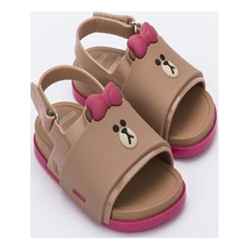 2021 Top Quality Childrens Summer Sandals Kids Mini Melissa Princess Cartoon Jelly Shoes Baby Girl Fashion Beach Shoes HMI051