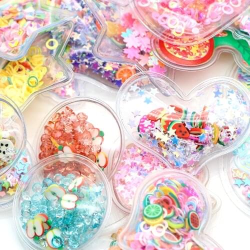 5pcs/set Fruit Strawberry Acrylic Shakers (Random pattern) Quicksand For Phone Case Decoration,DIY Hair Bow Decor,1Yc15594