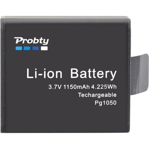 1Pcs 1150mAh PG1050 Rechargeable Battery For SJCAM SJ4000 SJ5000X EKEN H9 H9R H8R H8 action Camera M10 H3R H6S H5S Plus