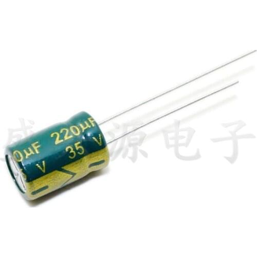 35V 220UF 220UF 35V Aluminum Electrolytic Capacitors Size:8X12 best quality