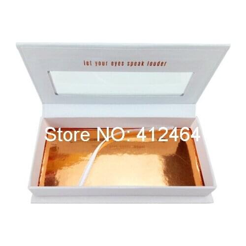 Free delivery Custom Round Private Label Eyelash Packaging Case with Clear Window ---PX2067